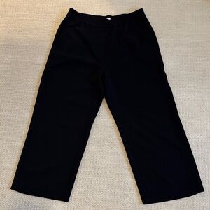 Aritzia Wilfred wide leg crepette ankle pants, sz L